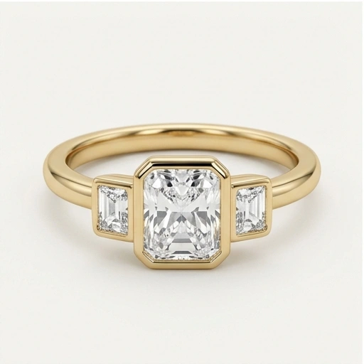 Modern Take on a Classic Three Stone